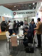 The SWISS KRONO stand consistently attracted large numbers of visitors.