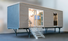 Außenansicht des SWISS KRONO MAGNUMBOARD® OSB-Pavillons | © 2020 SWISS KRONO | Foto: Volker Neumann Außenansicht des SWISS KRONO MAGNUMBOARD® OSB-Pavillons