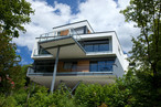 Detached single-family house in in Albstadt, Germany: modern architecture with resource-conserving timber construction.