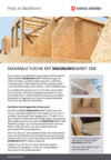 Maximale Fläche mit <b>MAGNUM</b>BOARD® OSB