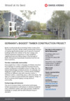 Germany`s Biggest timber construction Project