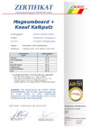 Zertifikat Raumluftprüfung gem. DIN EN ISO 1600